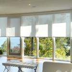 Sunscreen window shade for cottage