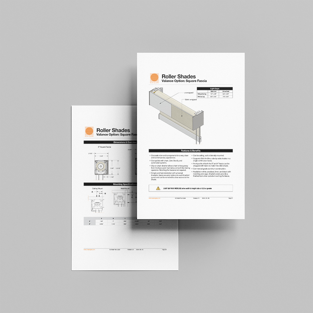 Roller Square Fascia Manual