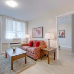 White sunscreen window shades for living room