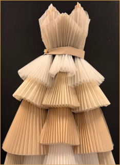 Folded Air sculptural dress form